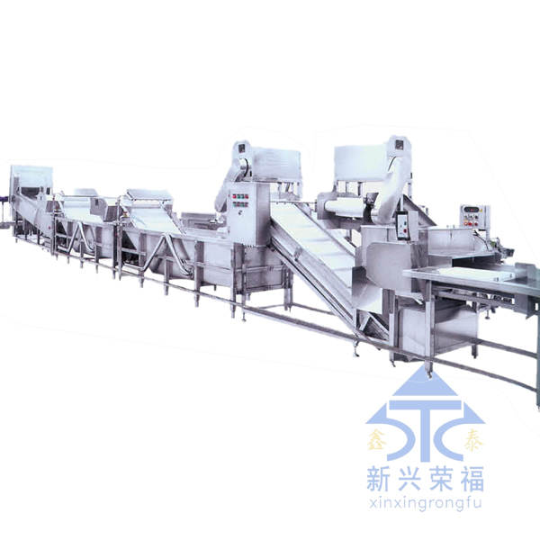 全自動(dòng)連續式葉菜類(lèi)清洗線(xiàn)